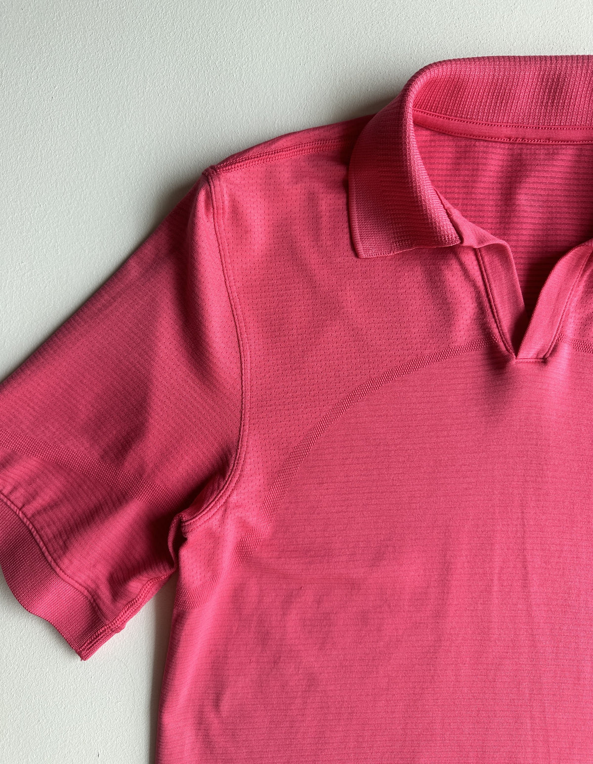 Swiftly Tech Short Sleeve Polo in Lip Gloss — preloved Lululemon