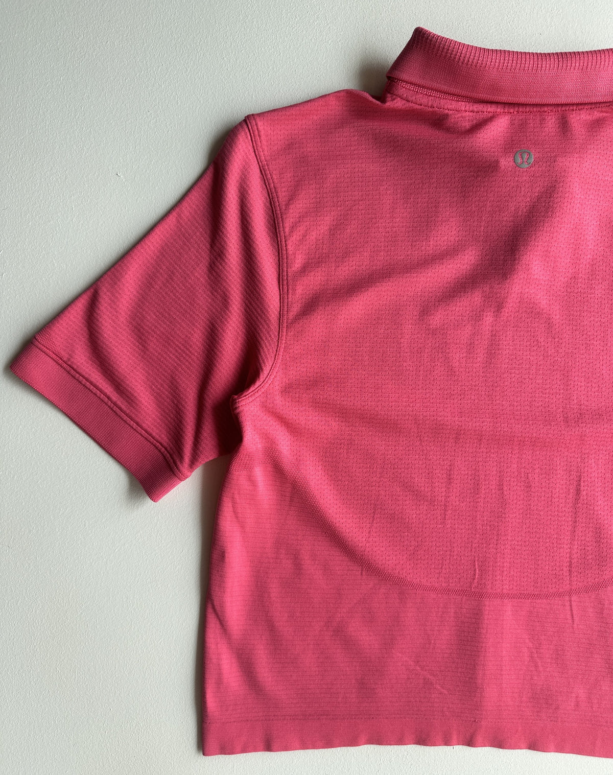Swiftly Tech Short Sleeve Polo in Lip Gloss — preloved Lululemon