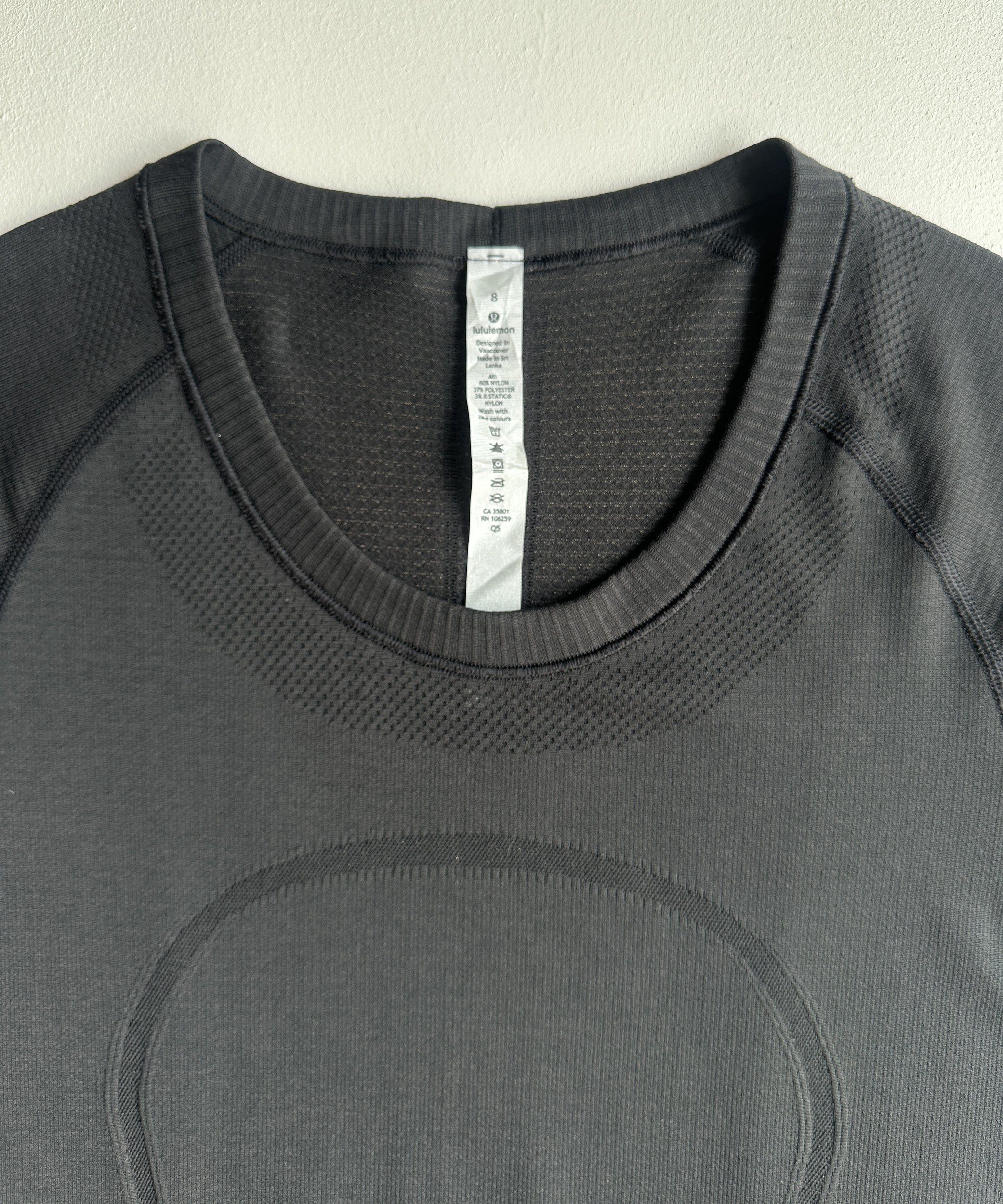 Swiftly Tech Short Sleeve Shirt in Black — preloved Lululemon
