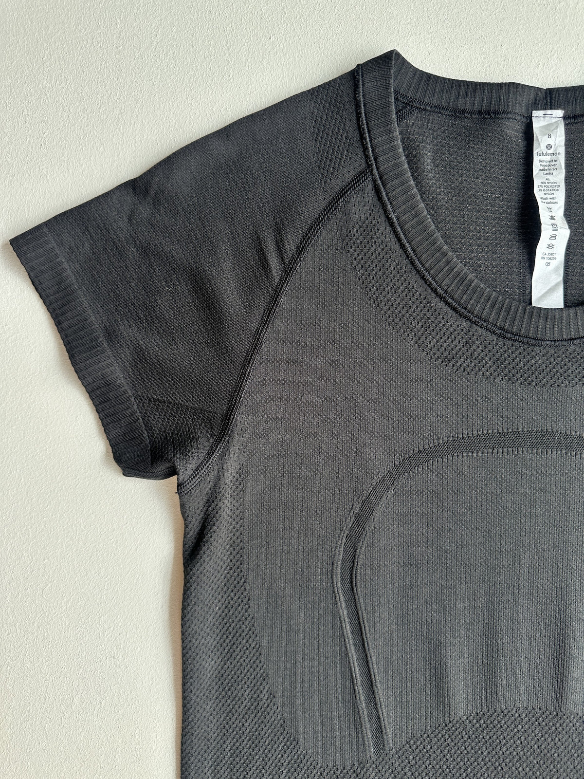 Swiftly Tech Short Sleeve Shirt in Black — preloved Lululemon
