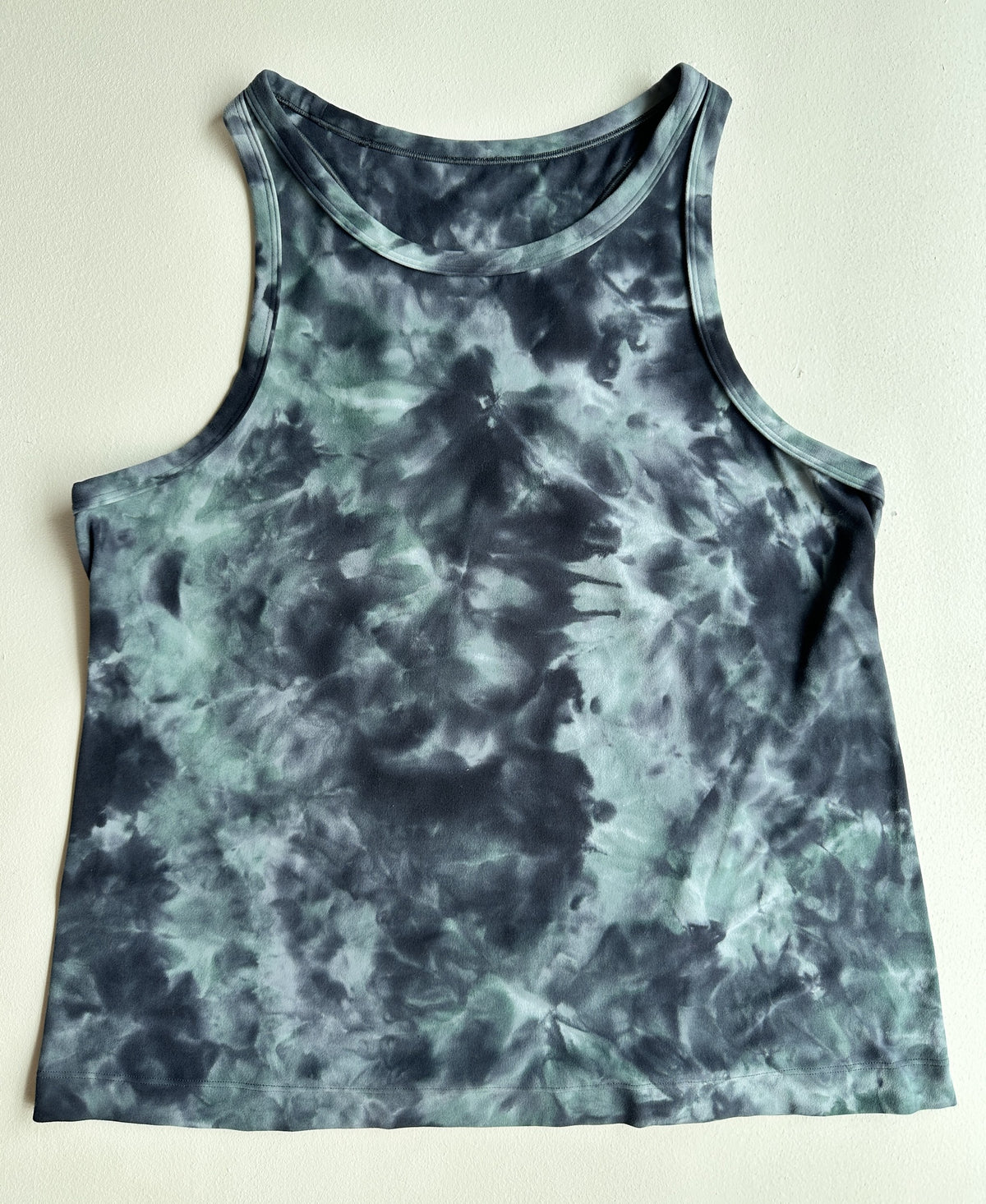 Align Racerback Tank Top in Diamond Dye Teal Graphite Grey — preloved Lululemon