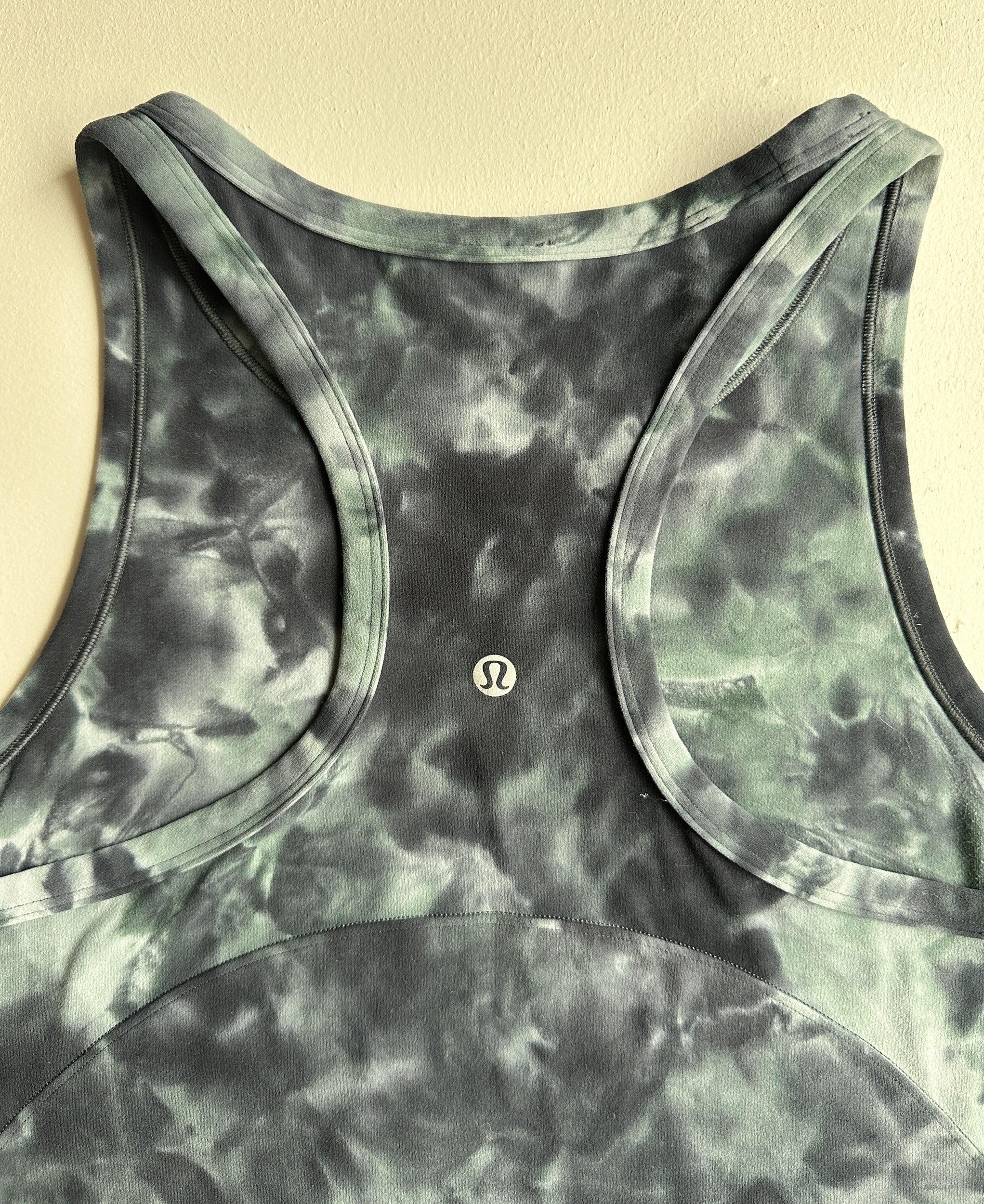 Align Racerback Tank Top in Diamond Dye Teal Graphite Grey — preloved Lululemon