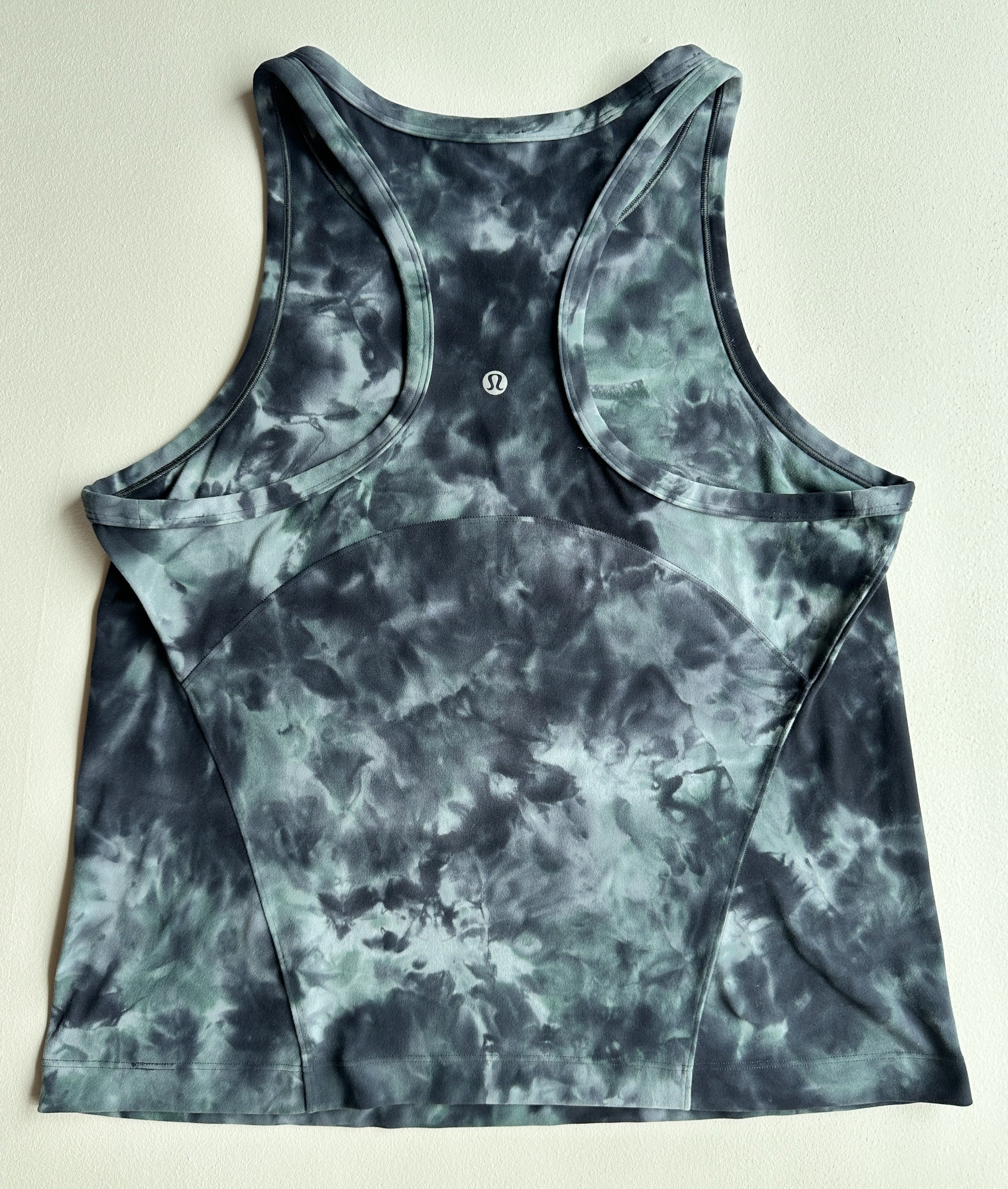 Align Racerback Tank Top in Diamond Dye Teal Graphite Grey — preloved Lululemon