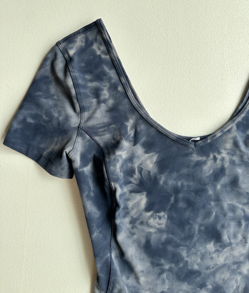 Align Cropped T-Shirt in Diamond Dye Lunar Rock — preloved Lululemon