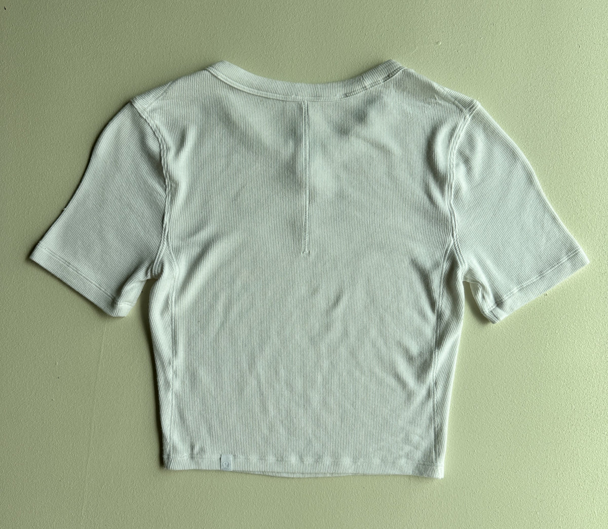 Hold Tight Cropped T-Shirt in White — preloved Lululemon