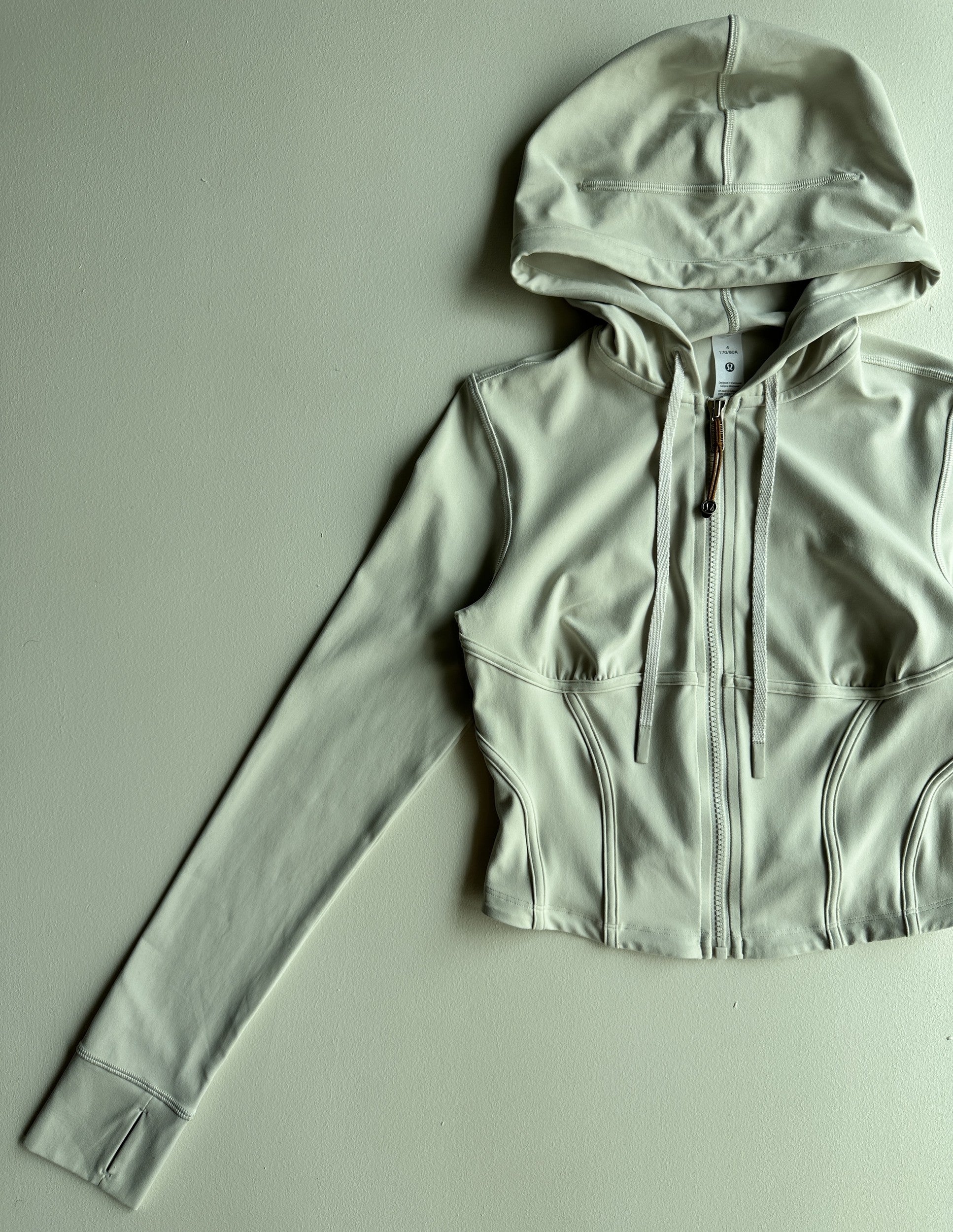 Cropped Jacket Nulu in Light Ivory — preloved Lululemon