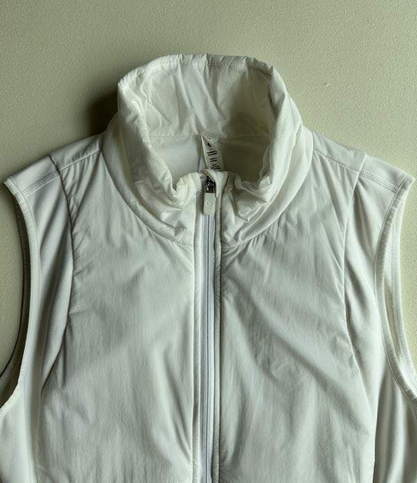 Push Your Pace Vest in White — preloved Lululemon