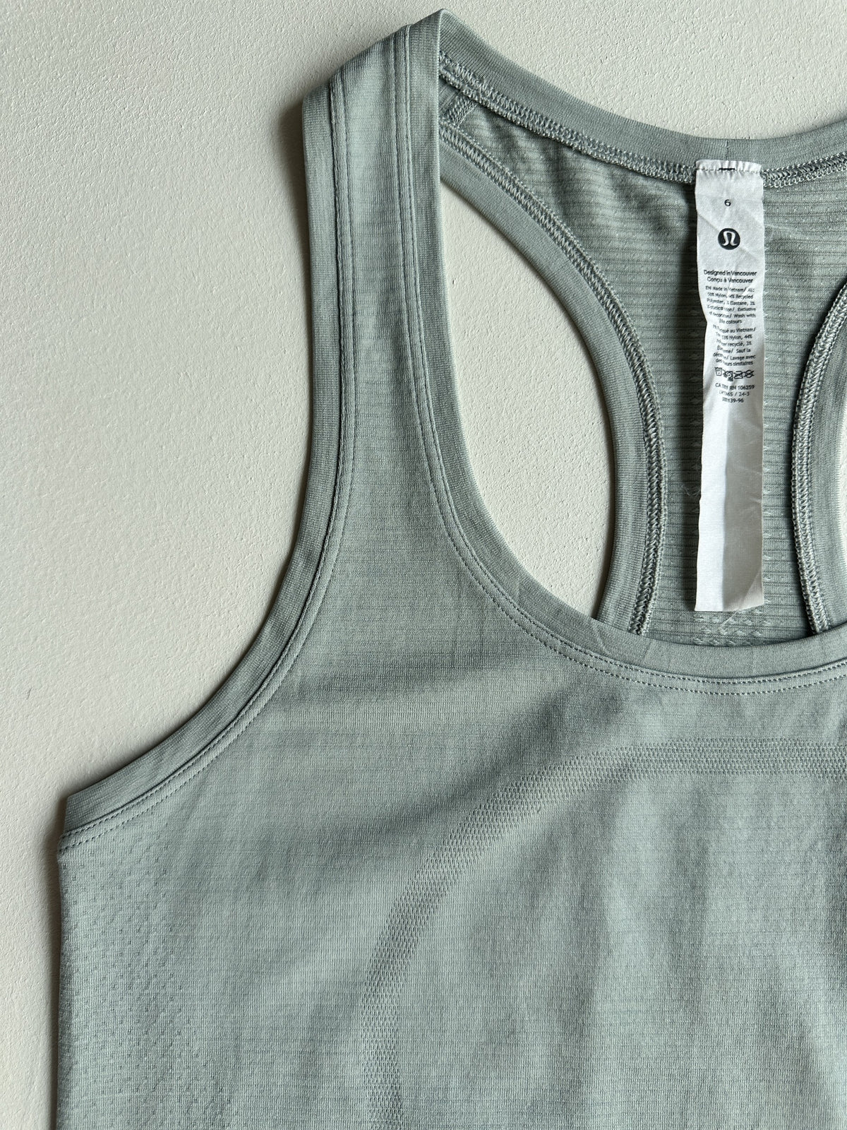Ebb to Street Tank Top in Delicate Mint — preloved Lululemon